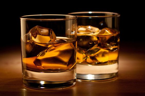 two glasses of whiskey